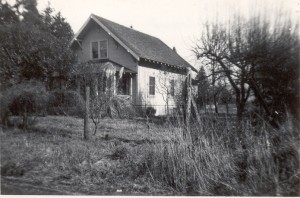 Front of home, cleared orchard is in the right side of the picture